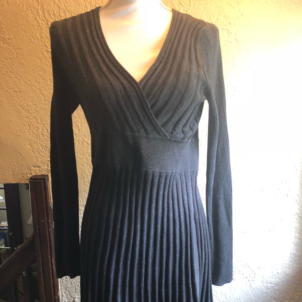 NWT Calvin Klein’s Charcoal Gray Sweater Dress M